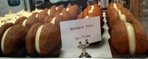 Pumpkin Whoopie Pies, offer a moist pumpkin cake spiked with zesty cinnamon and cloves