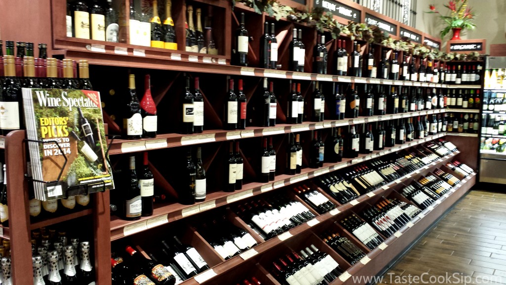 A portion of the wines for sale at the new Winter Springs Fresh Market