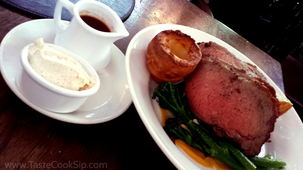 The Roast of the Day, with accompaniments. 