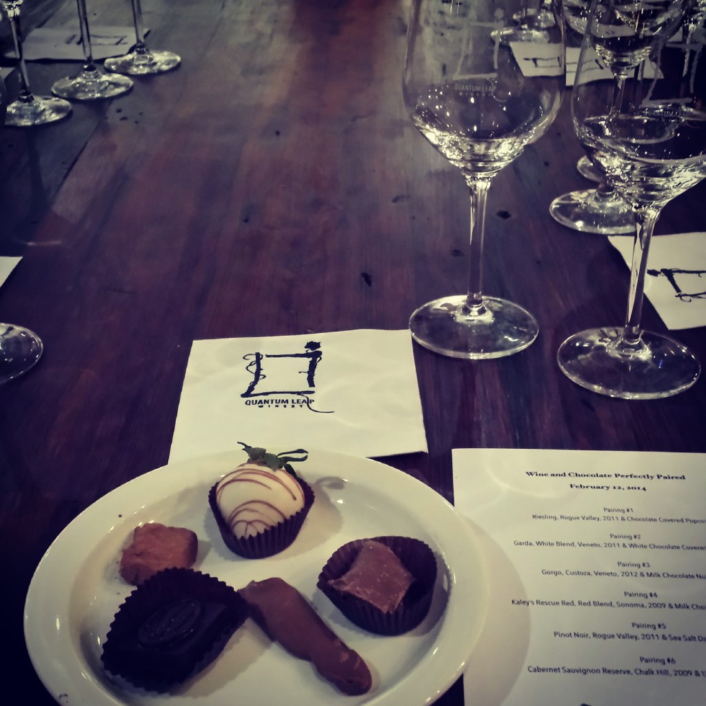 Peterbrooke Chocolatier of Winter Park confections from the February Wine and Chocolate Perfectly Paired class