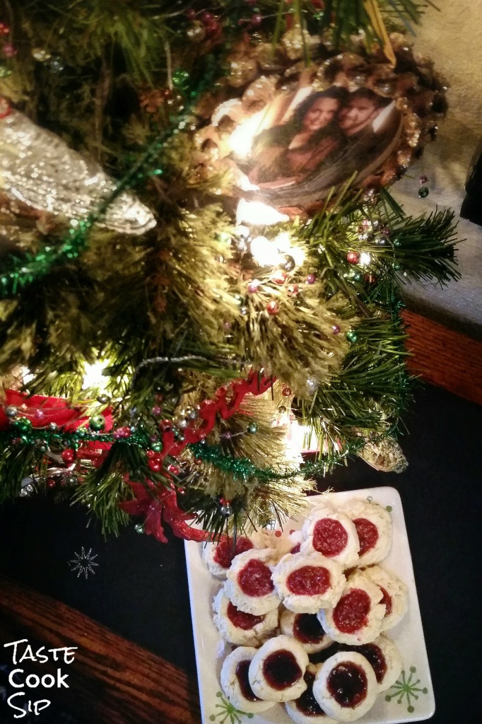 Christmas Thumbprint Cookies